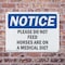 Signmission Please Do Not Feed Horses Are On A Medical Diet, 14 in W x Rectangle, Plastic OS-2PACK-NS-P-1014-L-17376 - alternate 8